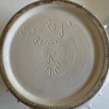 Ceramic by Jean Roger XL pot cover, Oursin series, 1960