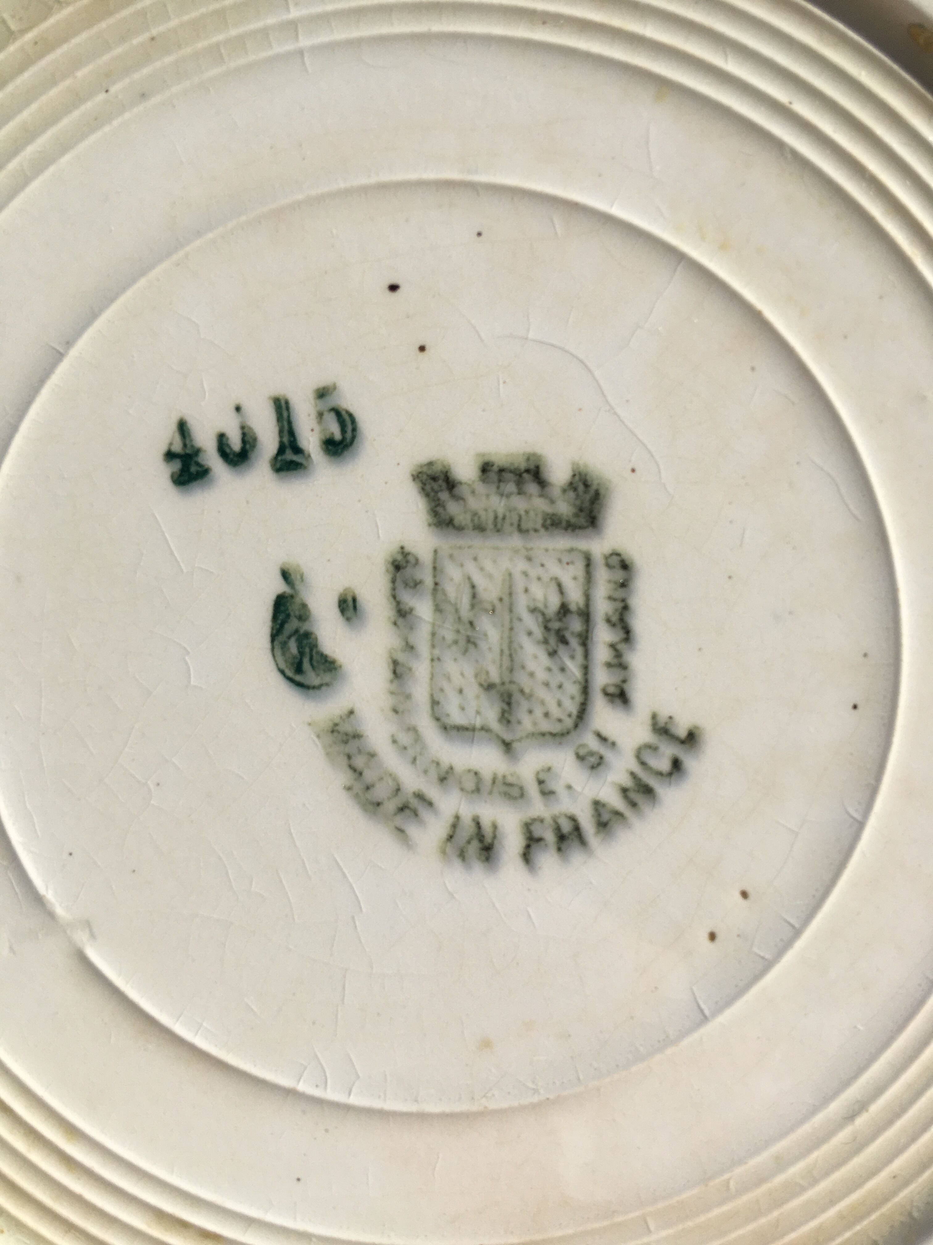 Lot of hollow plates earth of iron