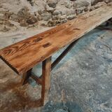 Banc Ancien Rustique en Bois | Style Ferme & Campagne