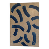 Abstract painting on panel