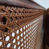 1930-35s, Danish 3-seater sofa, furniture velour, furniture mesh, ash wood.