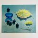 Grand tableau raisins blancs et figues
