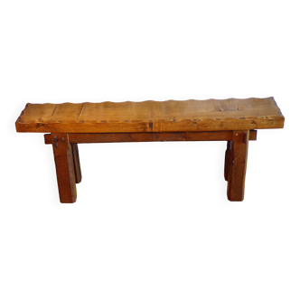 Solid oak bench l=108cm