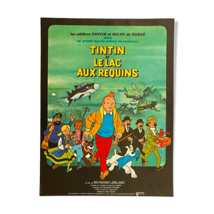 Affiche cinéma originale Tintin