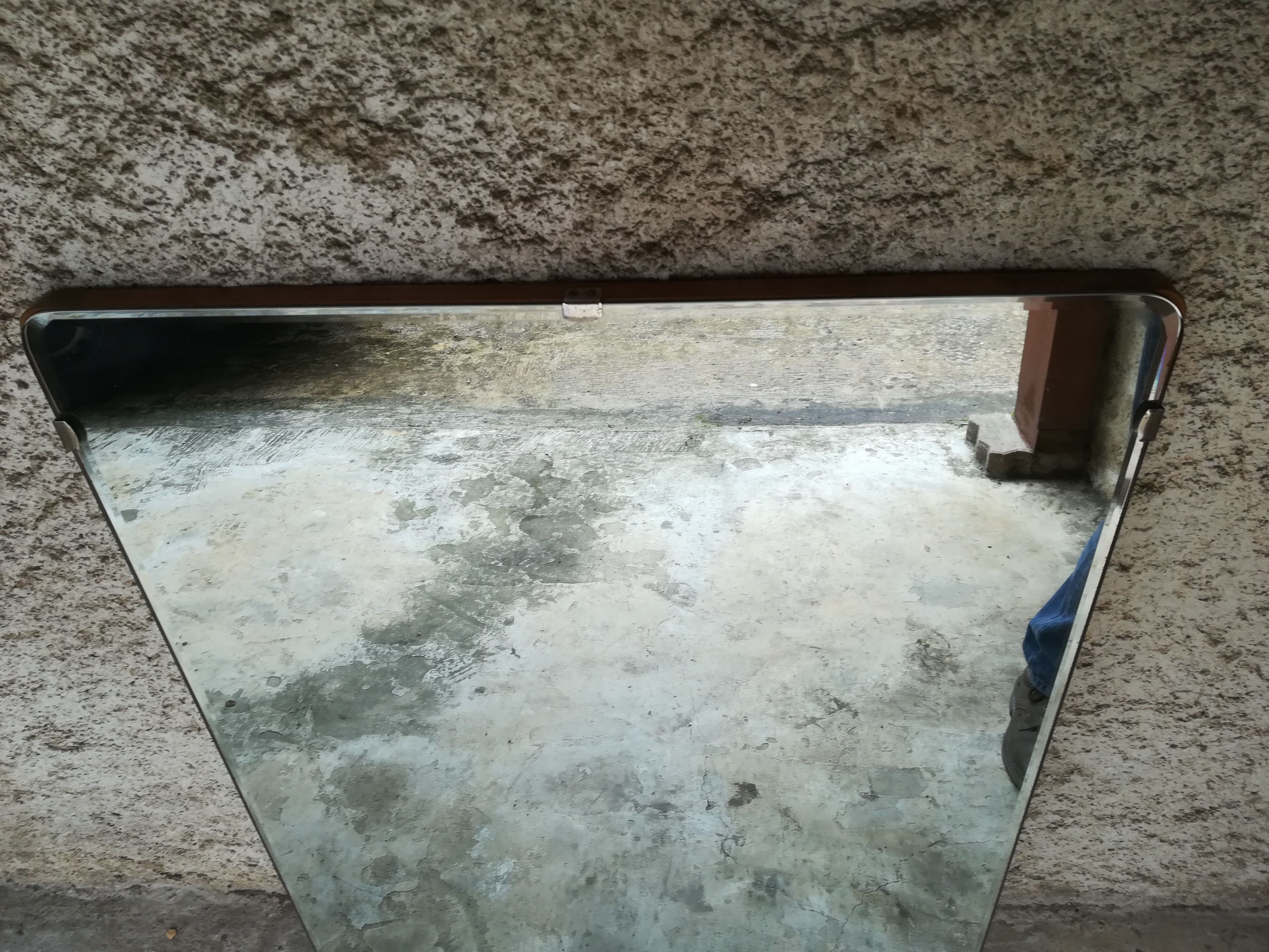 Scandinavian mirror 60's 103 cmx62 cm