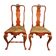 Pair of lacquered wood Chippendale chairs, after Pierre Lottier, 1970s – Spain