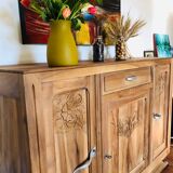Art deco walnut sideboard