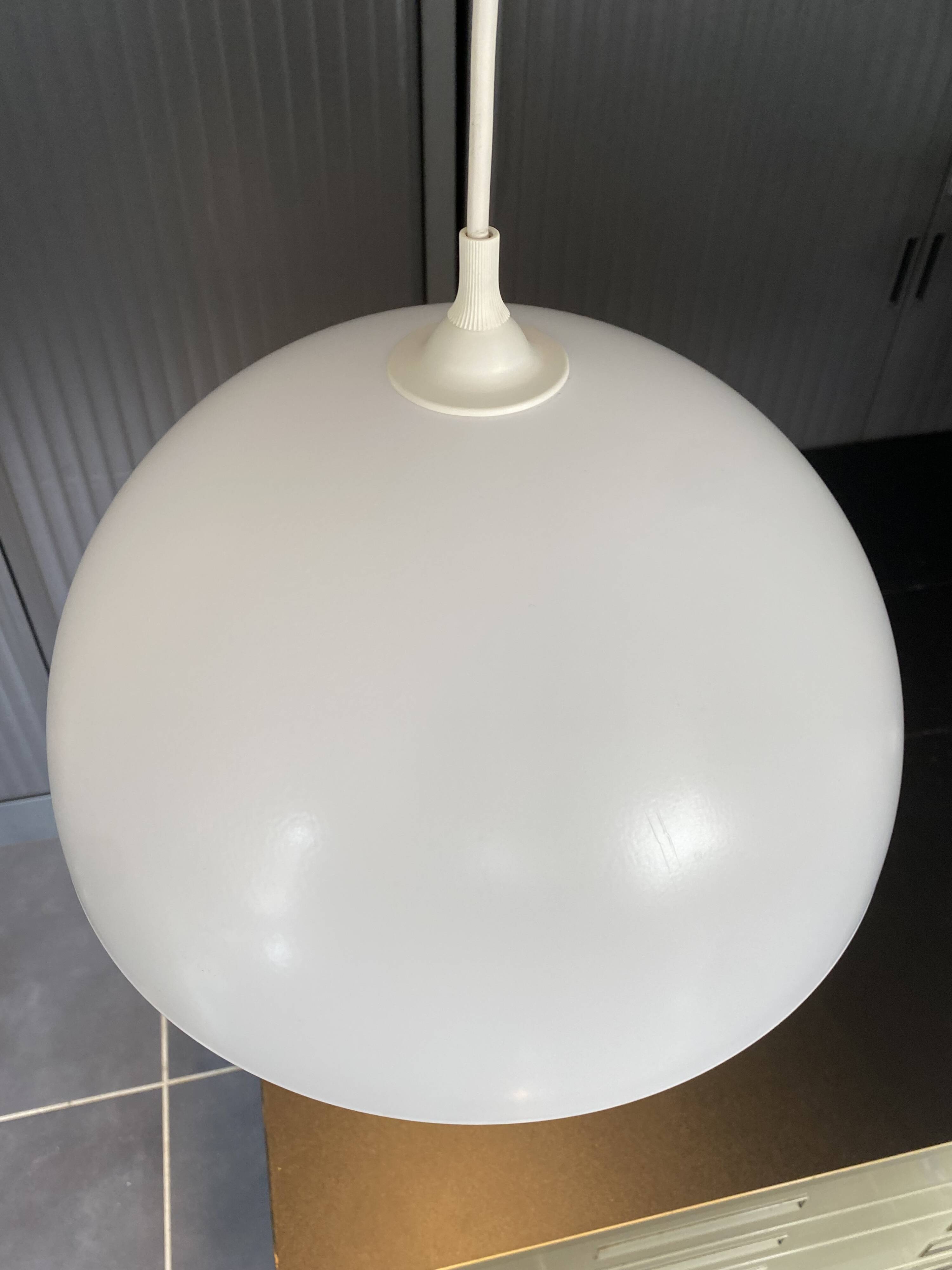 Lampe suspension Lustre Plafonnier blanc industriel E27