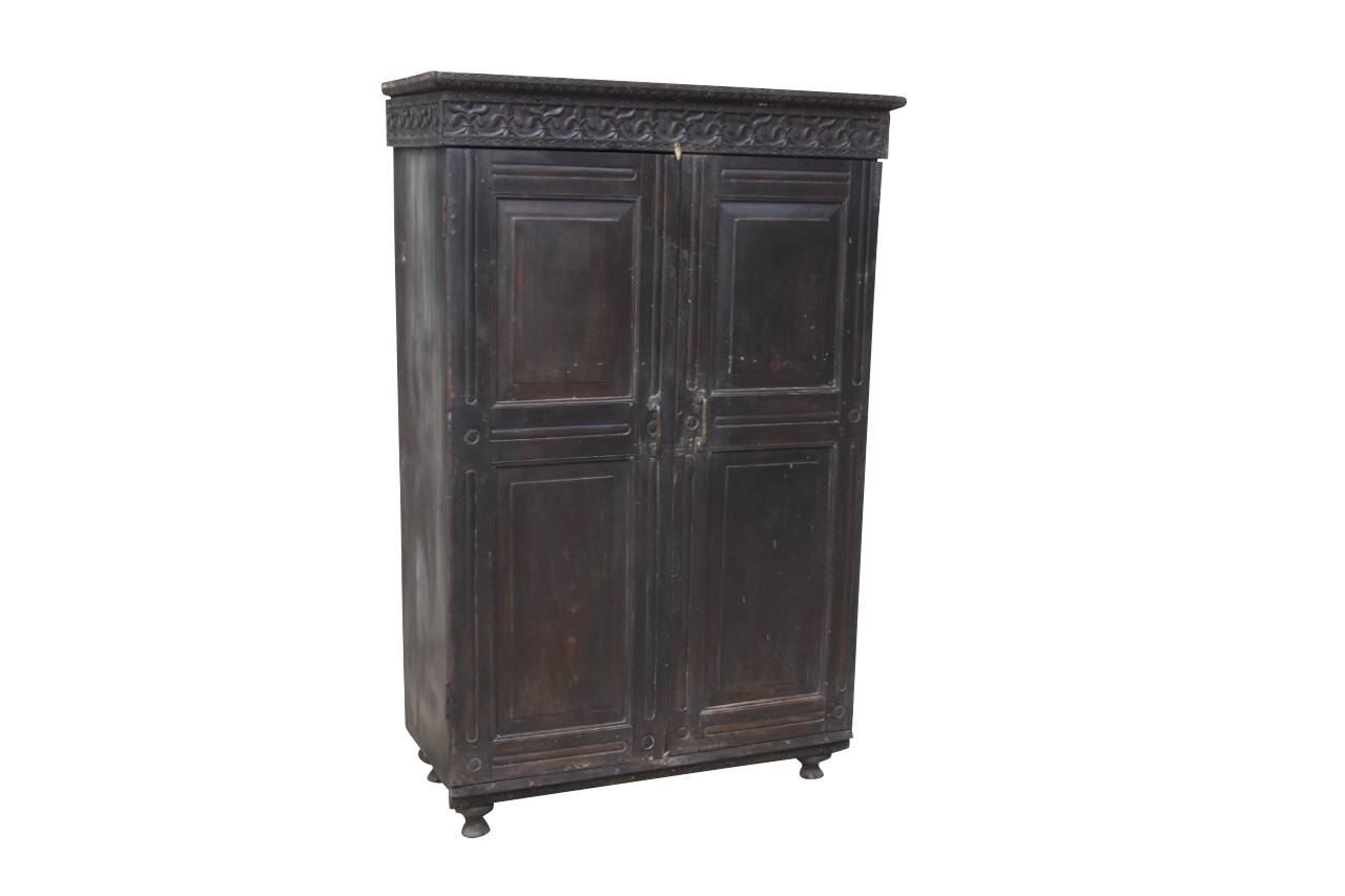 Black lacquered teak cabinet