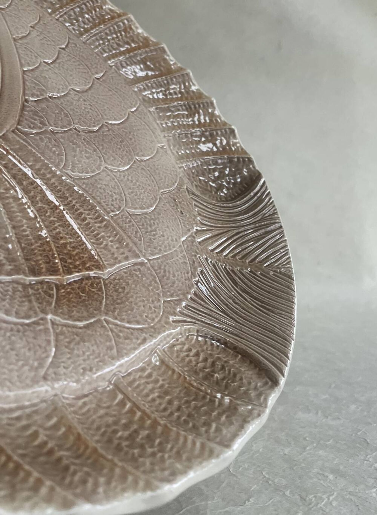 Set of 6 fish plates in ceramic – Sarreguemines