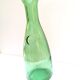 Carafe en verre style bistrot italien pichet vin vert bouteille