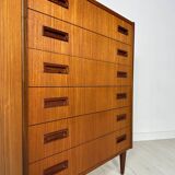 1960s Vintage Minimalistic Mid-Century Danish Teak Dresser