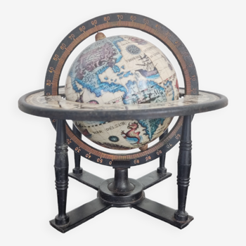 Globe terrestre zodiaque vintage