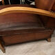 Fauteuil  club en cuir art deco