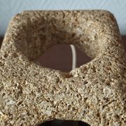 Sculptural lamp in stone 1960-70