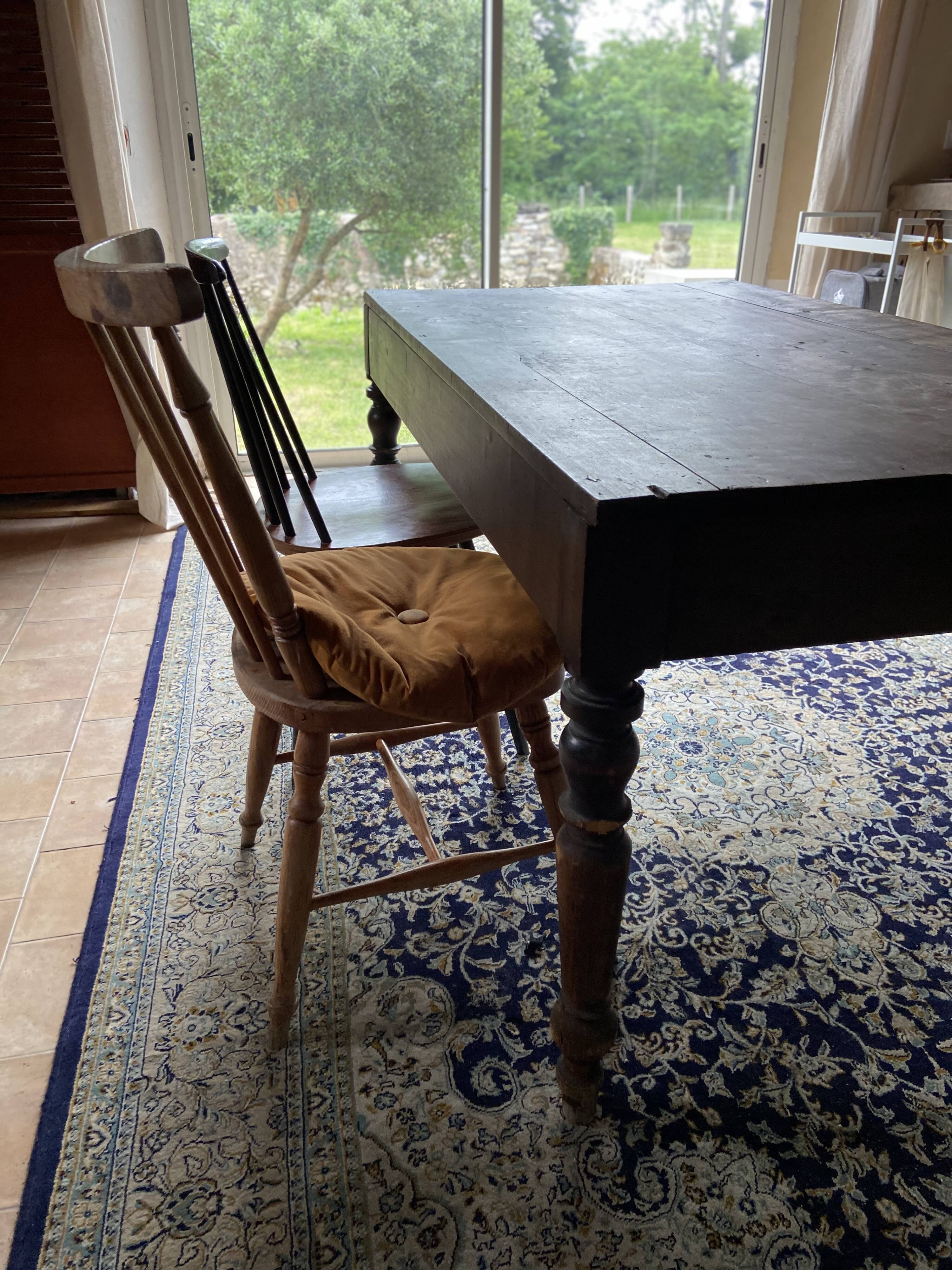 Old farmhouse table