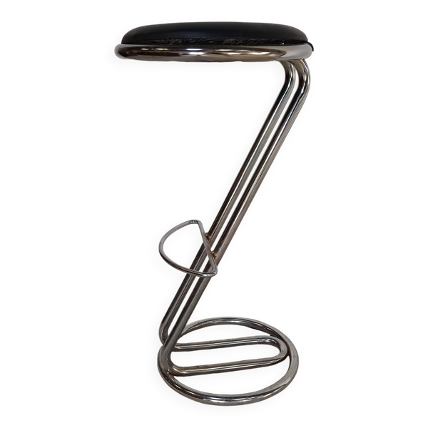 Tabouret haut Louis Sognot, 1980