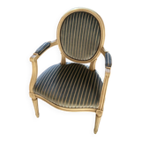 Louis XVI armchair with medallion