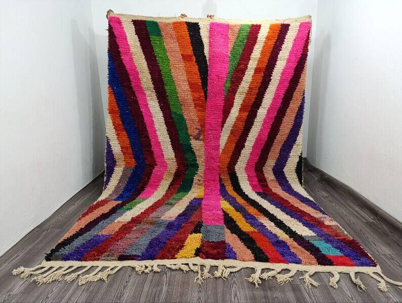 Rare handmade wool rug 200cm x 300cm