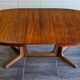 Vintage extendable table Baumann 1970s