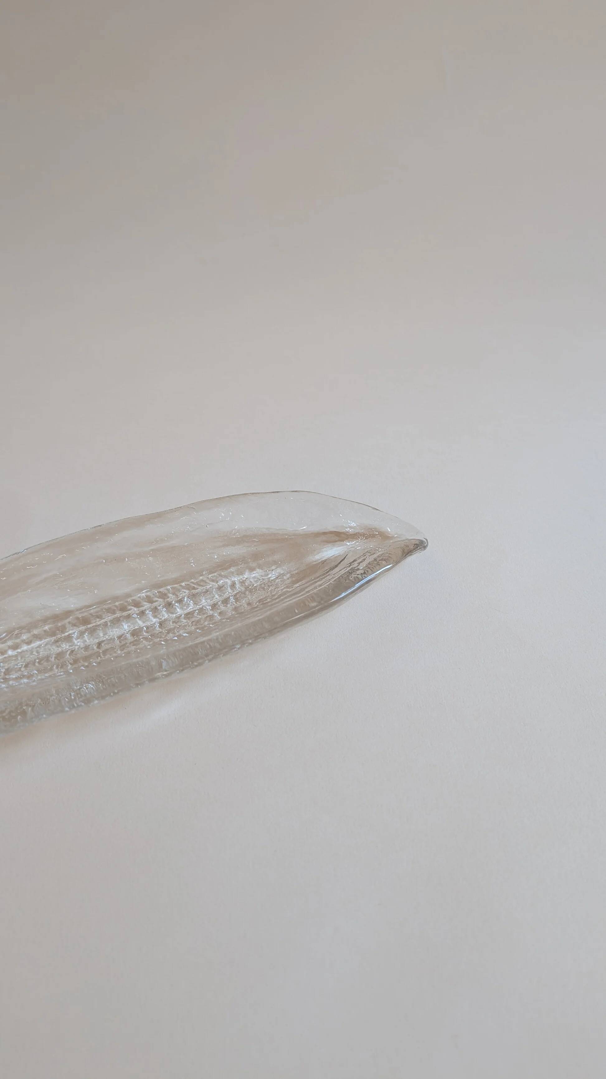 Corn cob glass tray