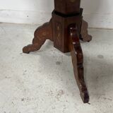 Silent servant with three inlaid trays, 19th century.