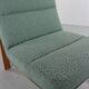 Danish Plywood Lounge Chair by Magnus Olesen,  in mint bouclé