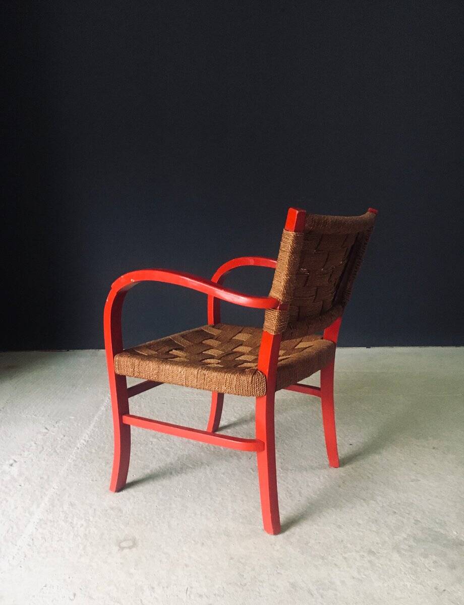 Mediterranean Armchairs, France, 1950s, Set of 2
