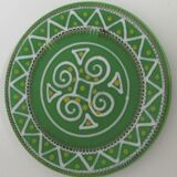 Lot de 2 assiettes à dessert bretagne " tryskell symbole celte "