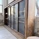Enfilade meuble de métier XXL portes vitrées