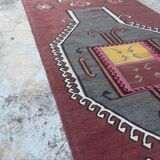 Handmade Large Colorful Hallway Rug