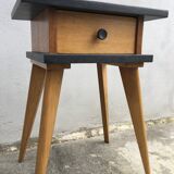 Vintage bedside feet compass restyled