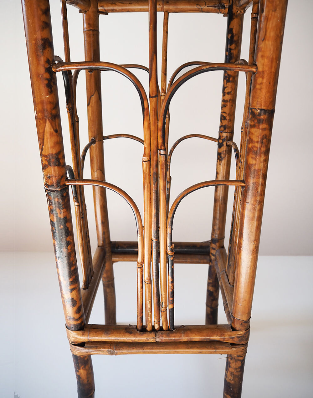 Pair of bamboo and vintage rattan harnesses