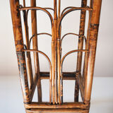 Pair of bamboo and vintage rattan harnesses