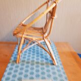 Vintage wicker rattan chair