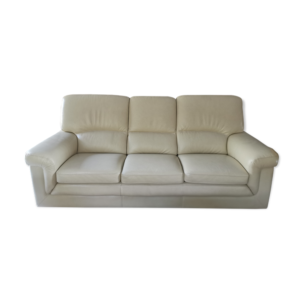 3 Seater Sofa 100 Italian Leather Bardi Cream Color Selency 3 Seater Sofa 100 Italian Leather, Are Italian Leather Sofas Good Quality