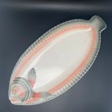 Service en forme de poisson gris et rose Digoin – SASLPA8