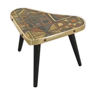 Table d’appoint en forme de coeur vintage