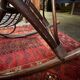 Rocking-chair vintage en rotin des années 1960