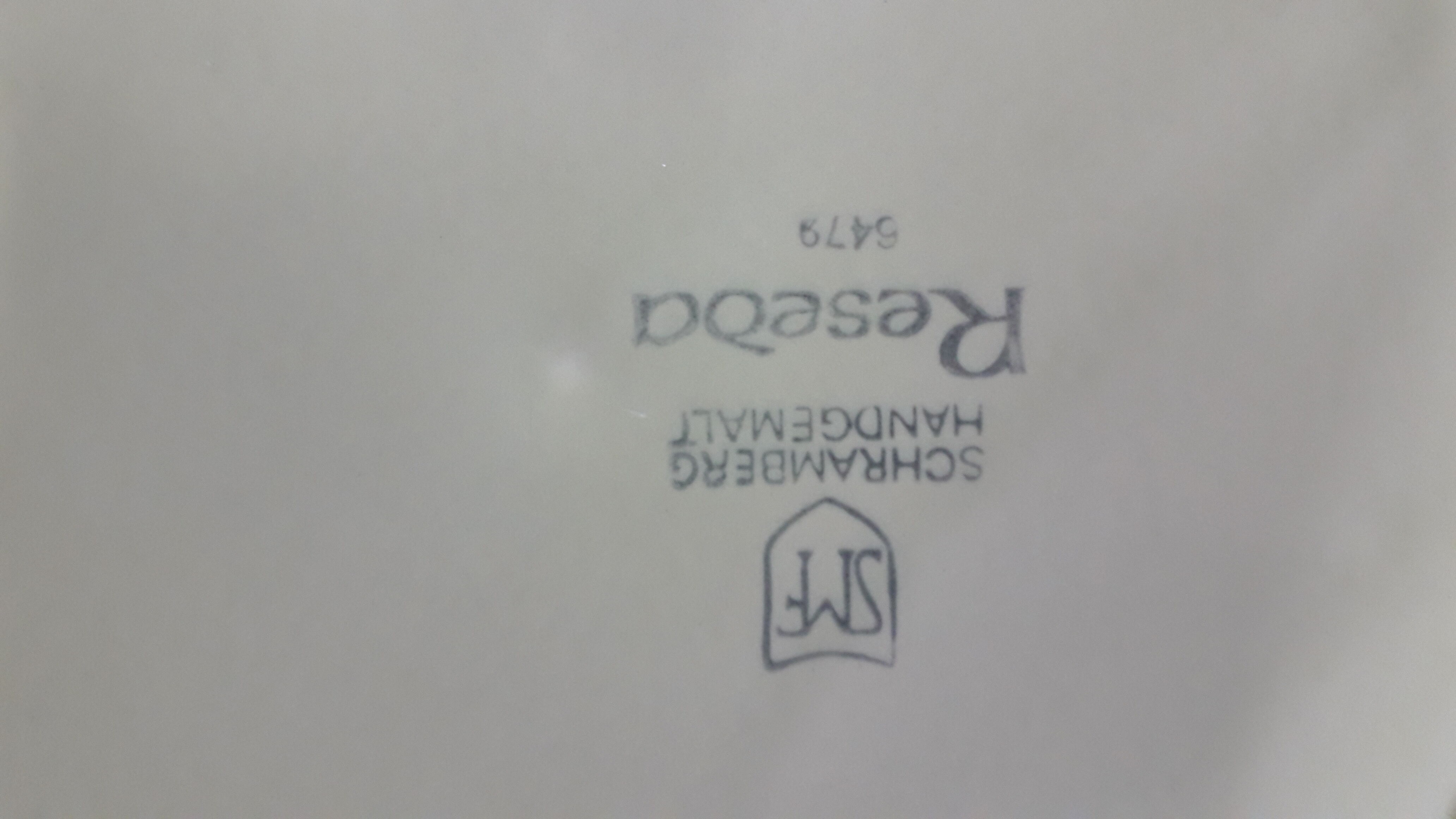 3 vintage ceramic plates schramberg model reseda