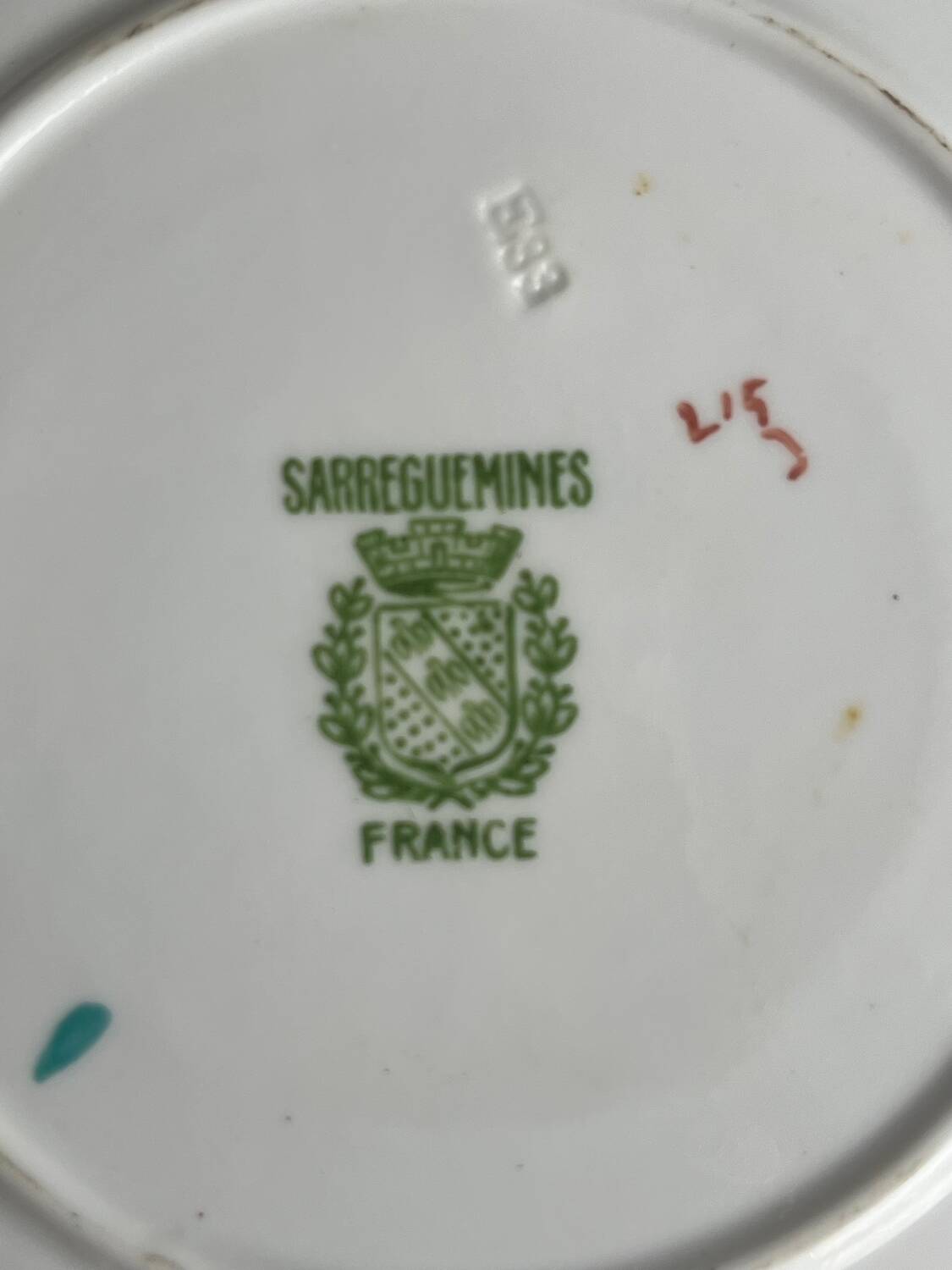 4 porcelain tea cups