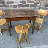 Set de 6 chaises d’école adulte Casala vintage design 1960