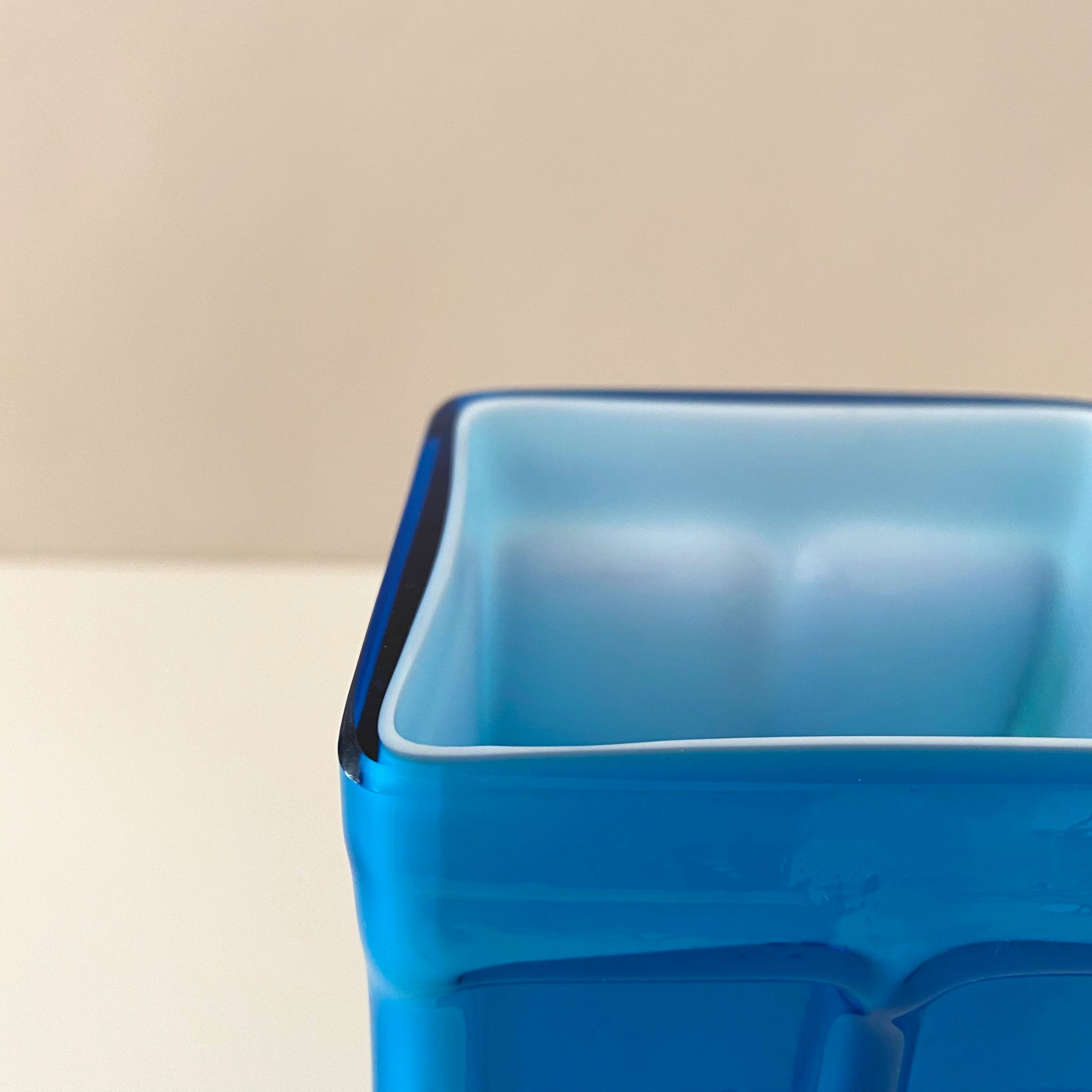 Friedrich Glas vase, Op Art, 60's interior