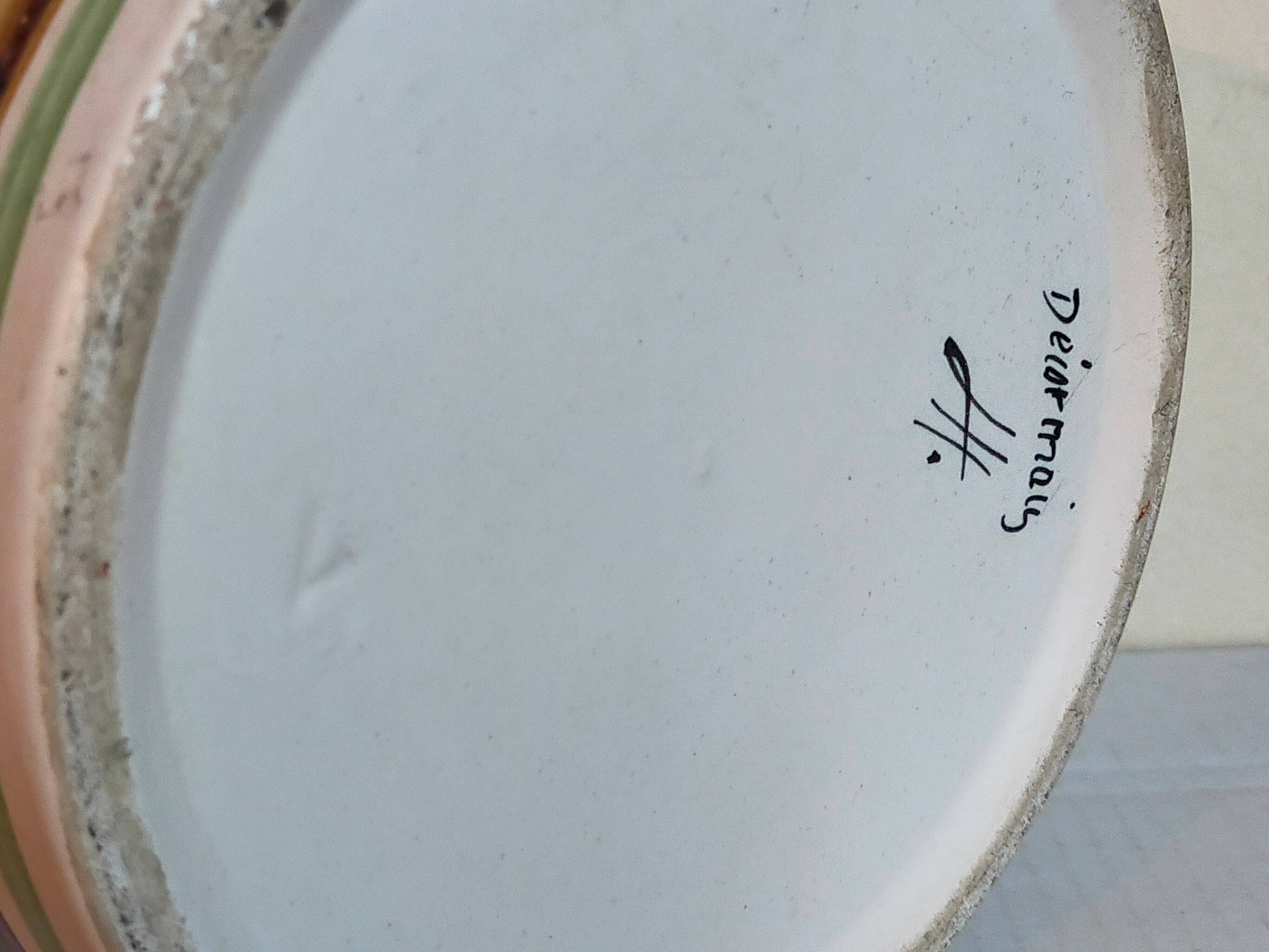 XXL ceramic planter from Saint-Pair-Sur-Mer from the NEUSTRICER earthenware factory, 1960s