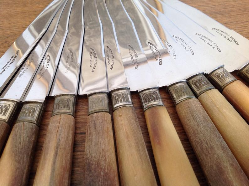 Box 12 knives Orfèvrerie Perrin