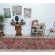 Vintage Natural Turkish Hand-Knotted Pink Runner 80x360