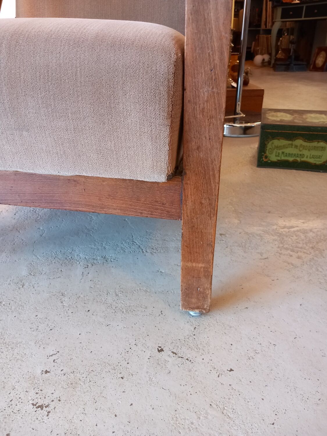 Modular art deco armchair