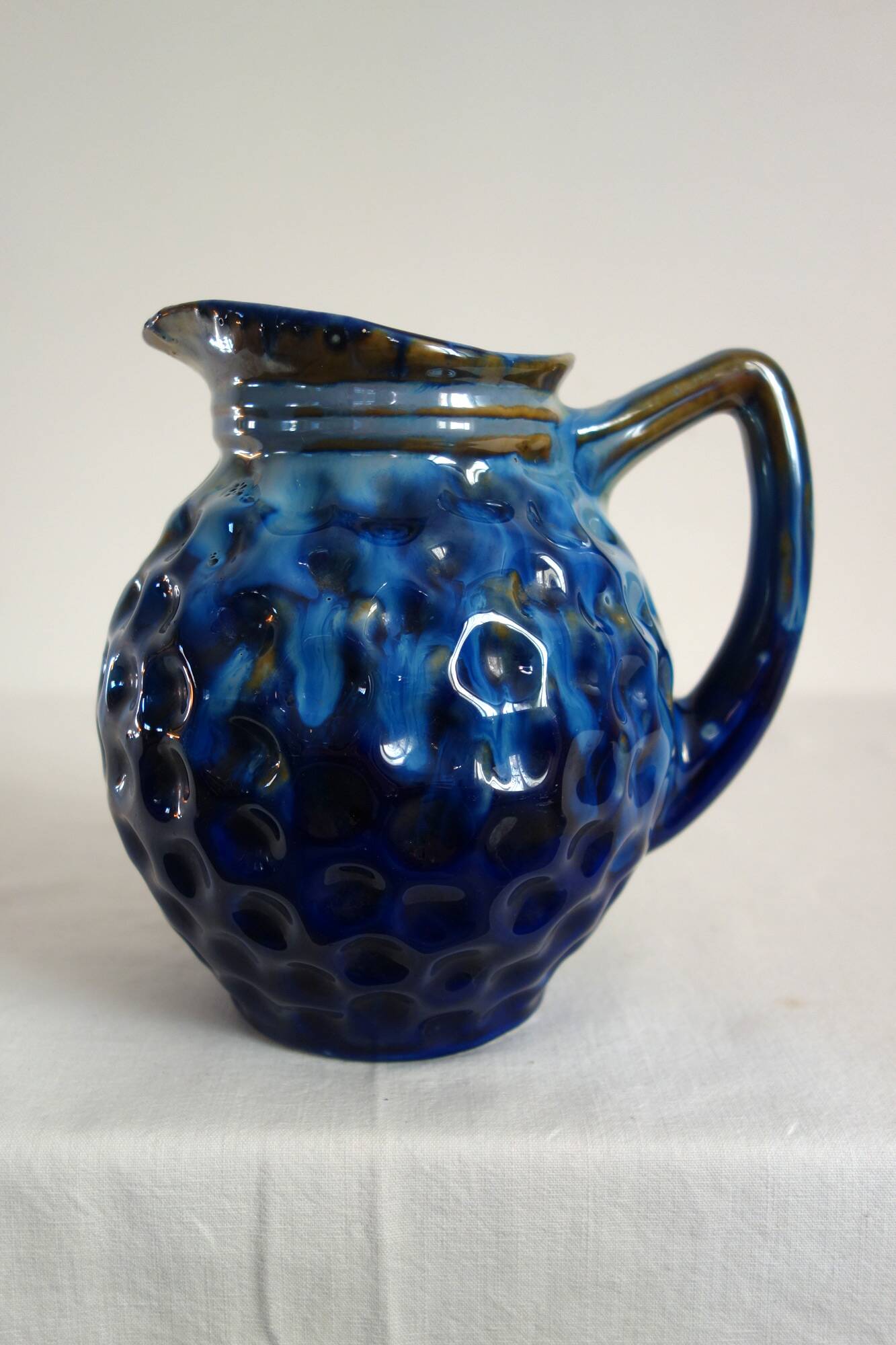 Old vintage bistro ceramic pitcher
