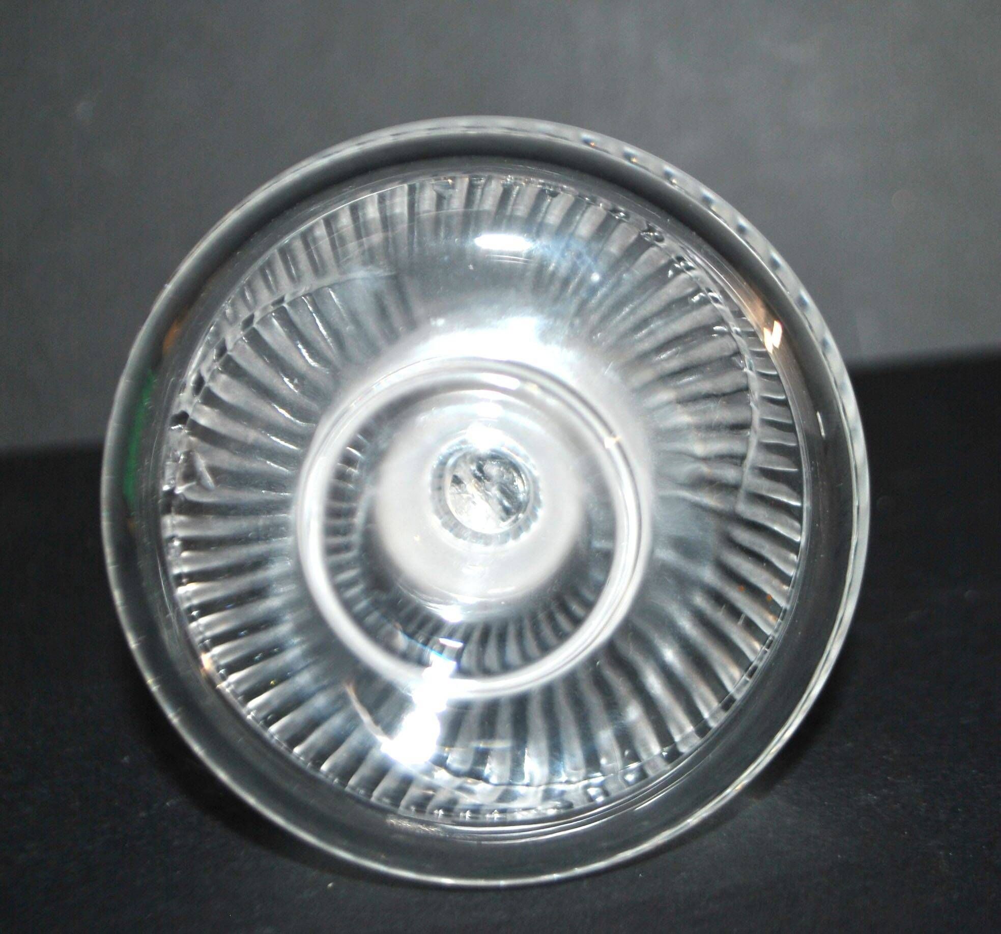 Lalique Baptiste bottle in frosted crystal signed "Lalique R France" 1979