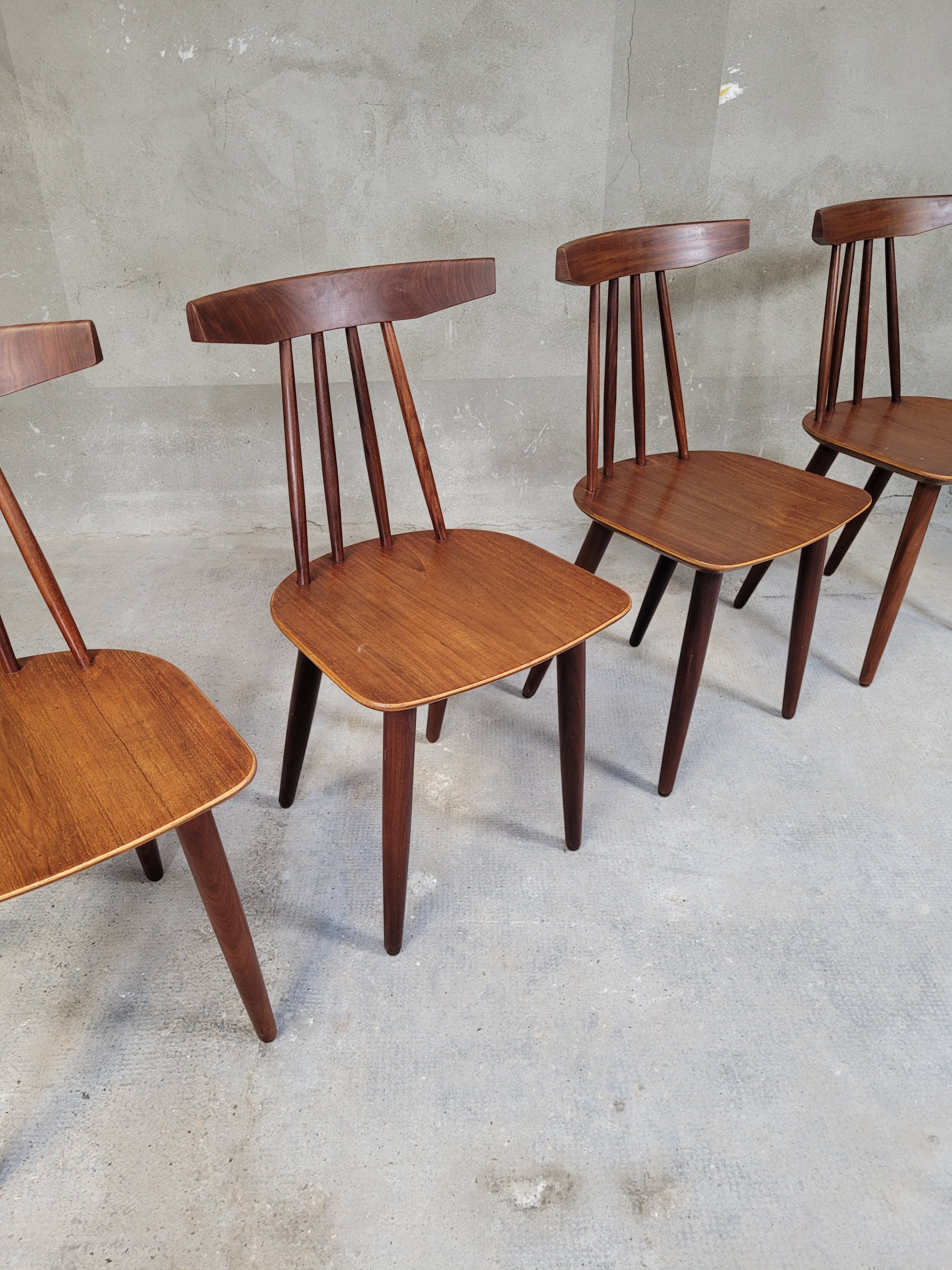 Chairs Poul Volther Denmark 1960